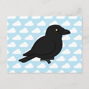Birdorable American Crow Briefkaart