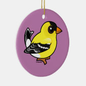 Birdorable American Goldfinch Keramisch Ornament (Rechts)