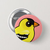 Birdorable American Goldfinch Ronde Button 5,7 Cm (Voorkant /achterkant)