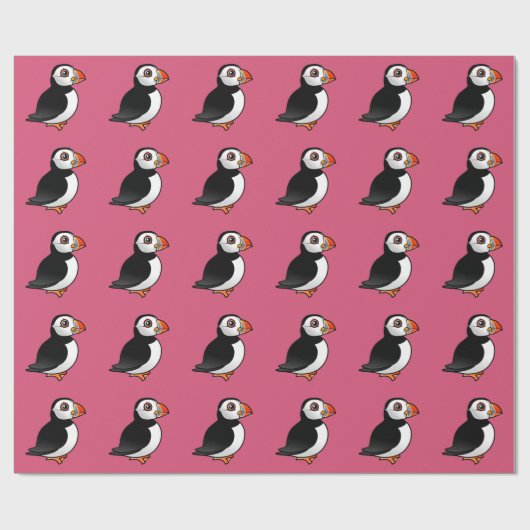 Birdorable Atlantic Puffin Cadeaupapier (Vlak)