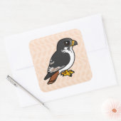 Birdorable Augur Buzzard Vierkante Sticker (Envelop)