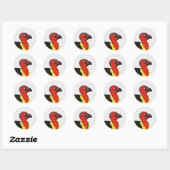 Birdorable Australian Brushturkey Ronde Sticker (Vel)