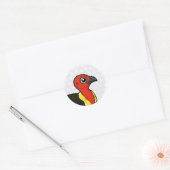 Birdorable Australian Brushturkey Ronde Sticker (Envelop)