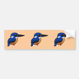 Birdorable Azure Kingfisher Bumpersticker