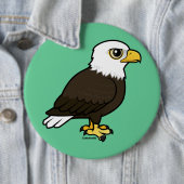 Birdorable Bald Eagle Ronde Button 6,0 Cm (In situ)