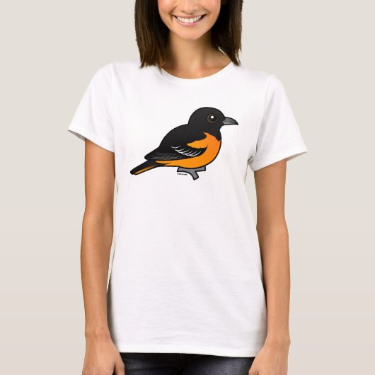 Birdorable Baltimore Oriole T-shirt (Voorkant)