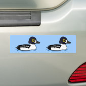 Birdorable Barrow's Goldeneye Bumpersticker (Op auto)