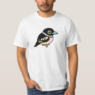 Birdorable Black-and-yellow Broadbill T-shirt