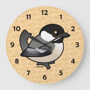 Birdorable Black-capped Chickadee Grote Klok