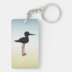 Birdorable Black Stilt Sleutelhanger