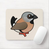 Birdorable Black-throated Finch Muismat (Met muis)
