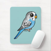 Birdorable Budgie Blue Muismat (Met muis)