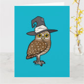 Birdorable Burrowing Uil Witch Kaart (Gele Bloem)