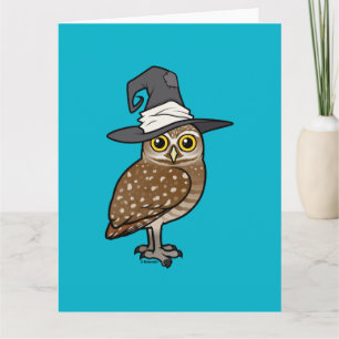 Birdorable Burrowing Uil Witch Kaart