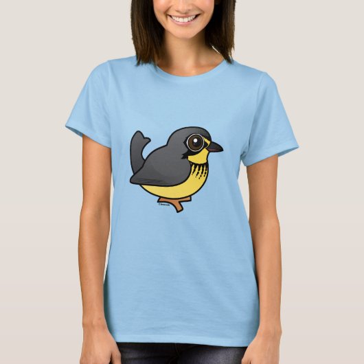 Birdorable Canada Warbler T-shirt (Voorkant)