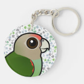 Birdorable Cape Parrot Sleutelhanger (Achterkant)