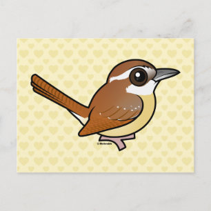 Birdorable Carolina Wren Briefkaart