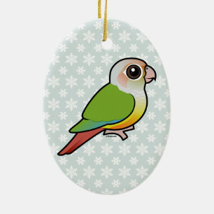 Birdorable Cinnamon Green-cheeked Conure Keramisch Ornament