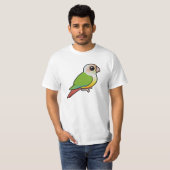 Birdorable Cinnamon Green-cheeked Conure T-shirt (Voorkant volledig)