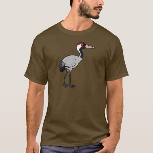 Birdorable Common Crane T-shirt (Voorkant)