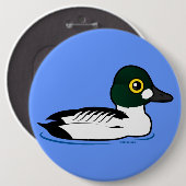 Birdorable Common Goldeneye Ronde Button 6,0 Cm (Voorkant /achterkant)