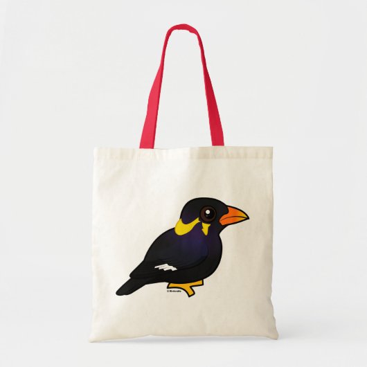 Birdorable Common Hill Myna Tote Bag (Voorkant)