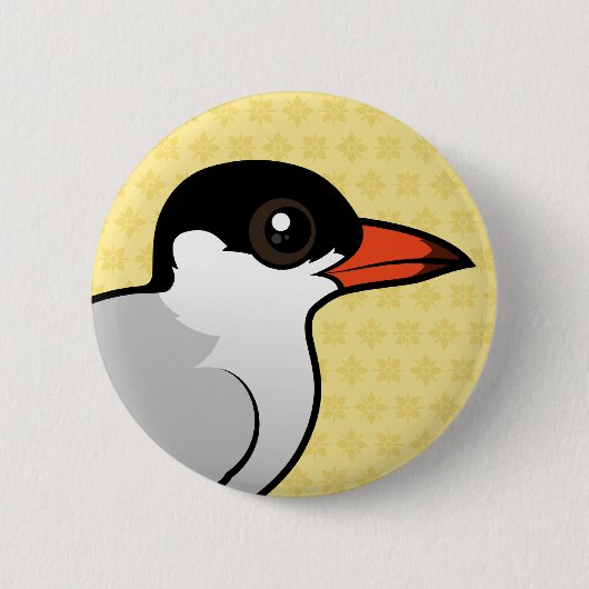 Birdorable Common Tern Ronde Button 5,7 Cm (Voorkant)