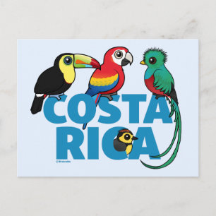 Birdorable Costa Rica Briefkaart