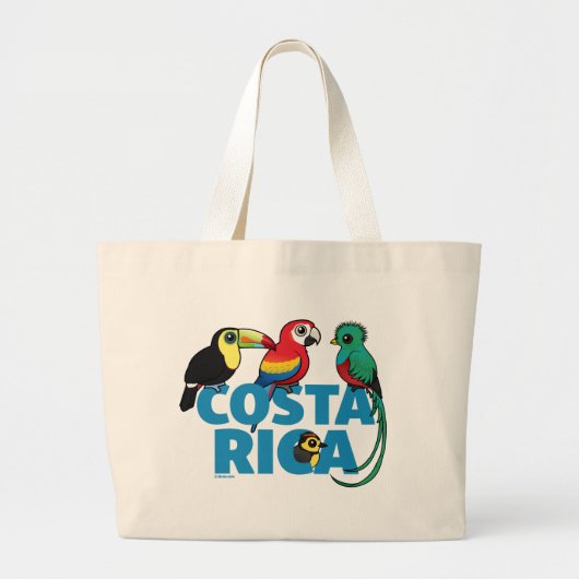 Birdorable Costa Rica Grote Tote Bag (Voorkant)