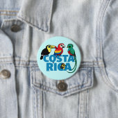 Birdorable Costa Rica Ronde Button 7,6 Cm (In situ)