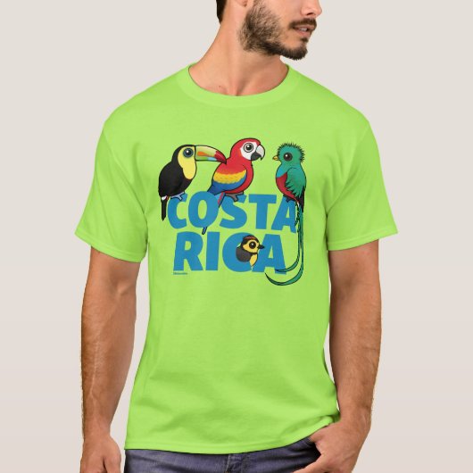 Birdorable Costa Rica T-shirt (Voorkant)