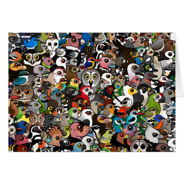 Birdorable Crowd (Voorkant Horizontaal)