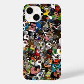 Birdorable Crowd Case-Mate iPhone Case (Achterkant)
