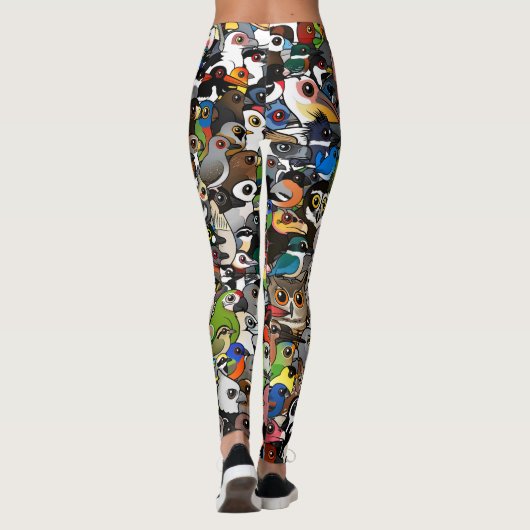 Birdorable Crowd Leggings (Achterkant)