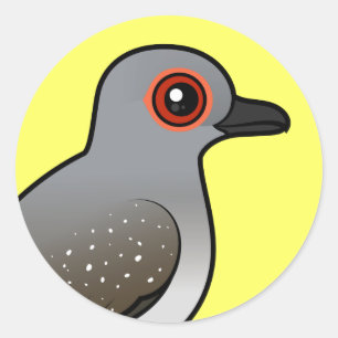 Birdorable Diamond Dove Ronde Sticker