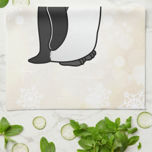 Birdorable Emperor Penguin Theedoek (Gevouwen)