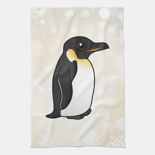 Birdorable Emperor Penguin Theedoek (Verticaal)