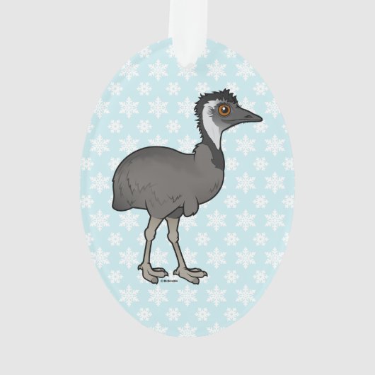 Birdorable Emu Ornament (achterkant)