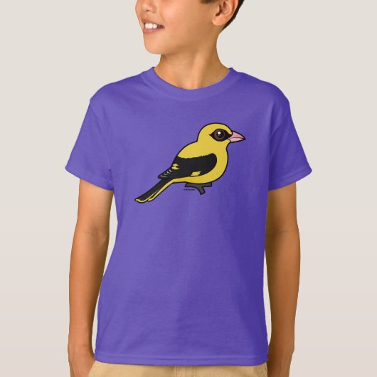 Birdorable Eurasian Golden Oriole T-shirt (Voorkant)