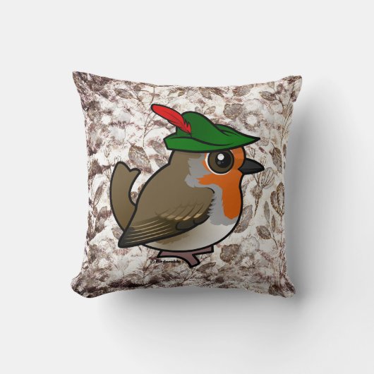 Birdorable Europese Robin Hood Kussen (Voorkant)