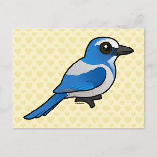 Birdorable Florida Scrub-Jay Briefkaart