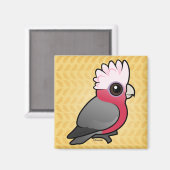 Birdorable Galah Magneet (Voorkant / Achterkant)
