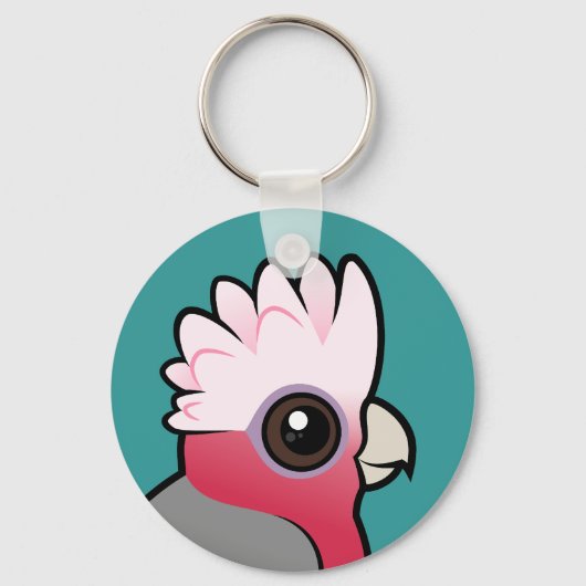 Birdorable Galah Sleutelhanger (Voorkant)