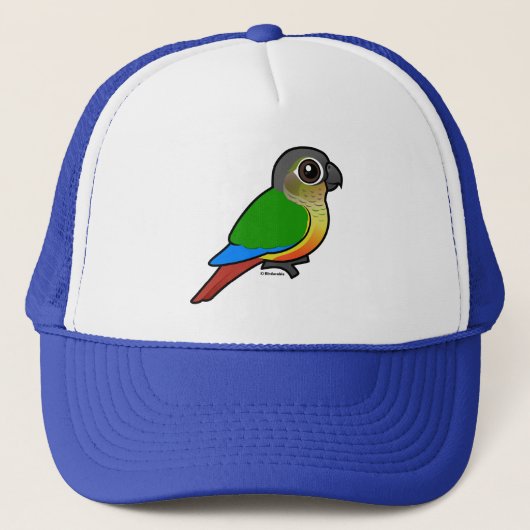 Birdorable geel-Opgeruimde Conure Trucker Pet (Voorkant)