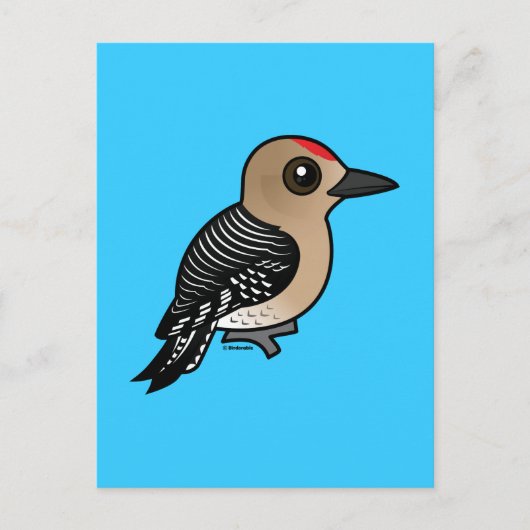Birdorable Gila Woodpecker Briefkaart (Voorkant)