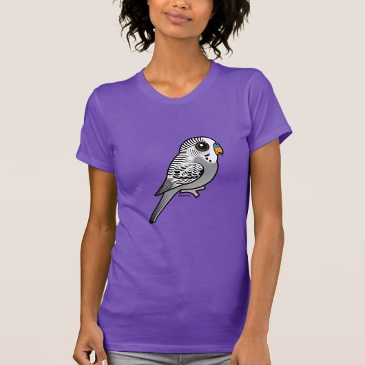 Birdorable Gray Budgie T-shirt (Voorkant)