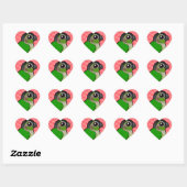 Birdorable Green-cheeked Conure Hart Sticker (Vel)