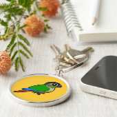Birdorable Green-cheeked Conure Sleutelhanger (Zijkant)