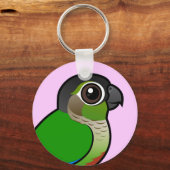 Birdorable Green-cheeked Conure Sleutelhanger (Voorkant)