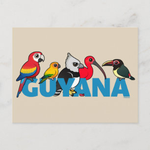 Birdorable Guyana Briefkaart